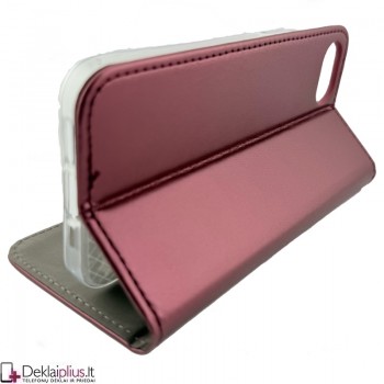 Telone dirbtinos odos dėklas - bordo spalvos (Apple Iphone 16e/Iphone 17e) Telone dirbtinos odos dėklas - bordo spalvos (Apple Iphone 16e/Iphone 17e)